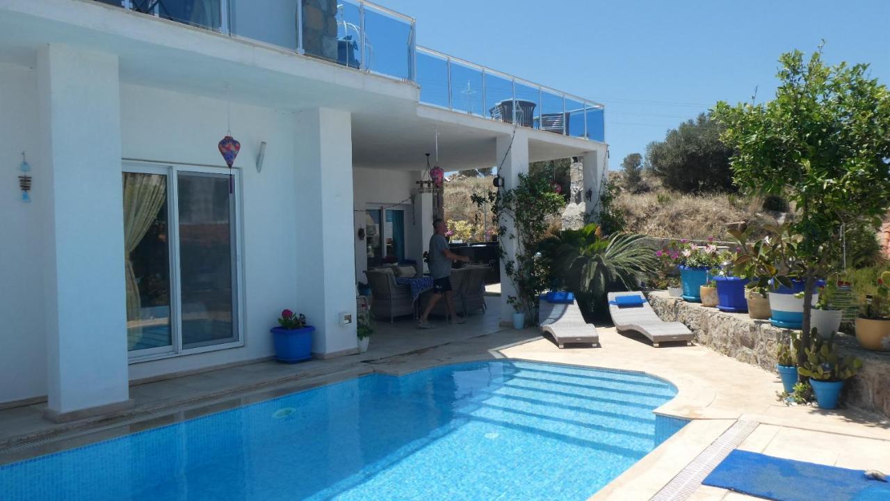 Villa Priene - Gumusluk Private Pool ภายนอก รูปภาพ